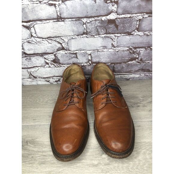 The Frye Co. John A Frye Brown Leather Pebbled Oxfords Shoes Men’s 11D US/44.5EU main image 11